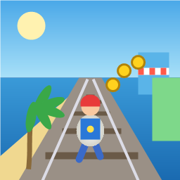 Seaside Rail Run game icon