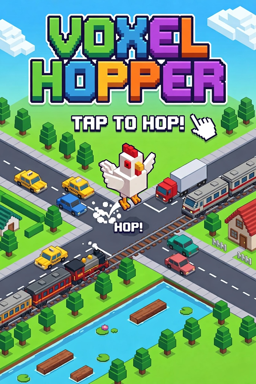 Voxel Hopper game icon